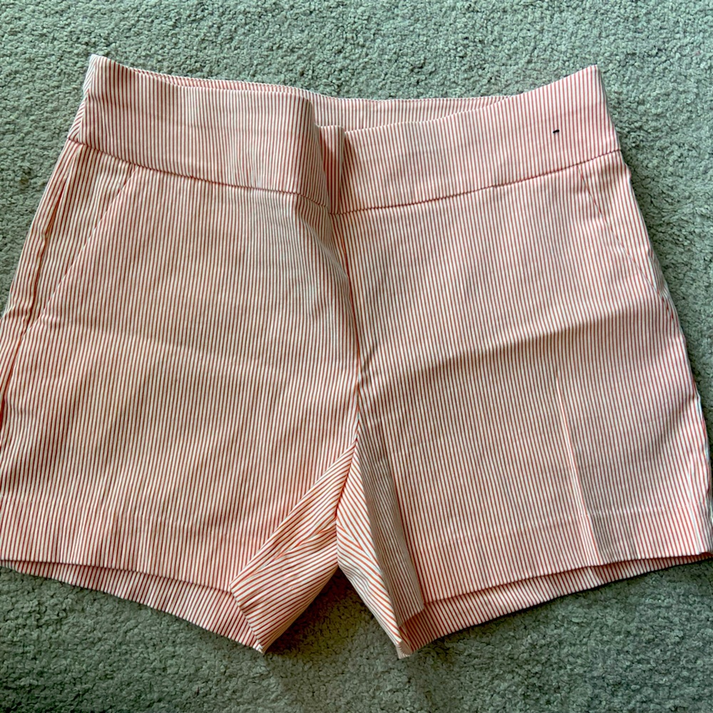 New York & Company orange/white shorts